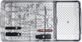 Instrumento ortopédico para traumatismos con placa de bloqueo de fragmentos óseos pequeños